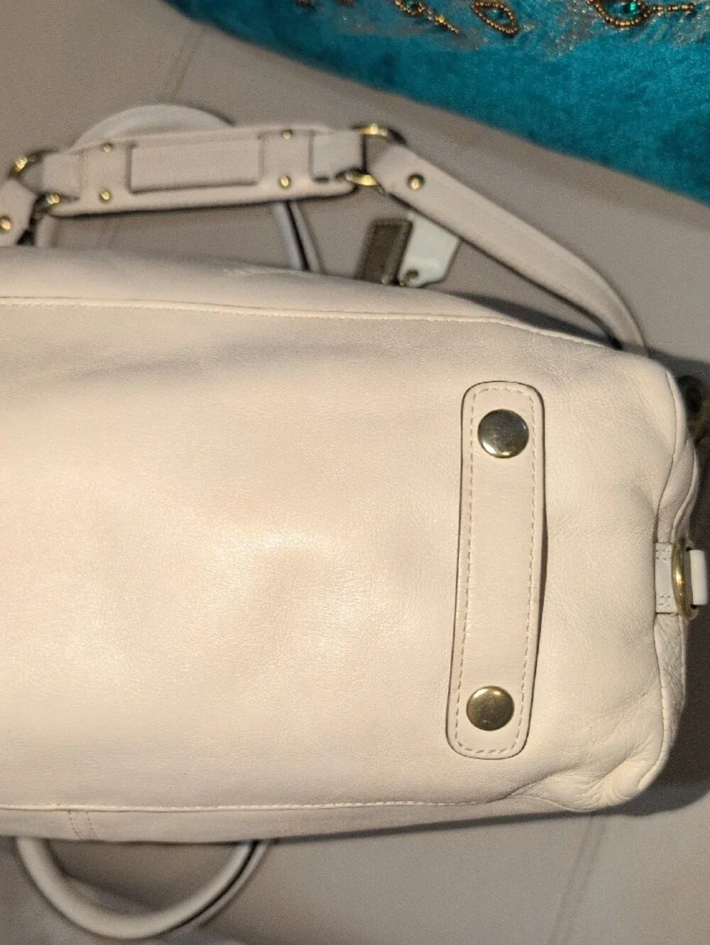 Coach Madison Sabrina Satchel Crean Leather #12937 Vintage